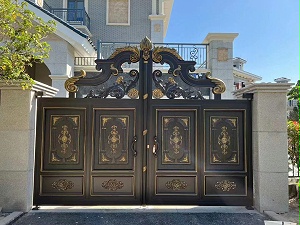 别墅小型铝艺门  DJ-8018