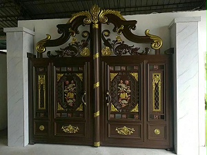 庭园铝大门